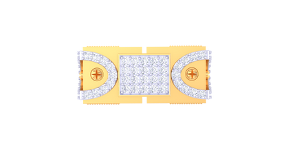 Éclat Paragon Forte Gold Ring – 0.81 Ct Diamonds