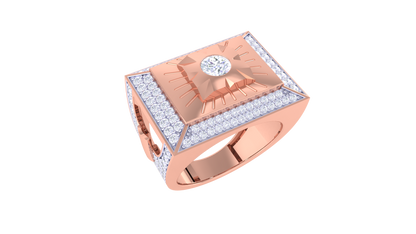 Artisan Paragon Soleil – 1.47 Ct Round Diamond Gold Ring