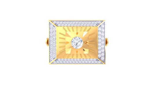Artisan Paragon Soleil – 1.47 Ct Round Diamond Gold Ring