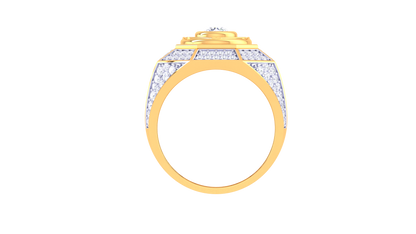 Iconique Octave Prestige – 1.29 Ct Round Diamond Gold Ring