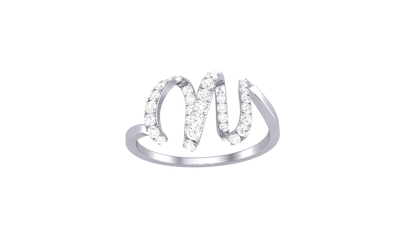 Lumiere Majestic Loop Ring - 0.29 Ct Round Brilliant Cut Diamonds