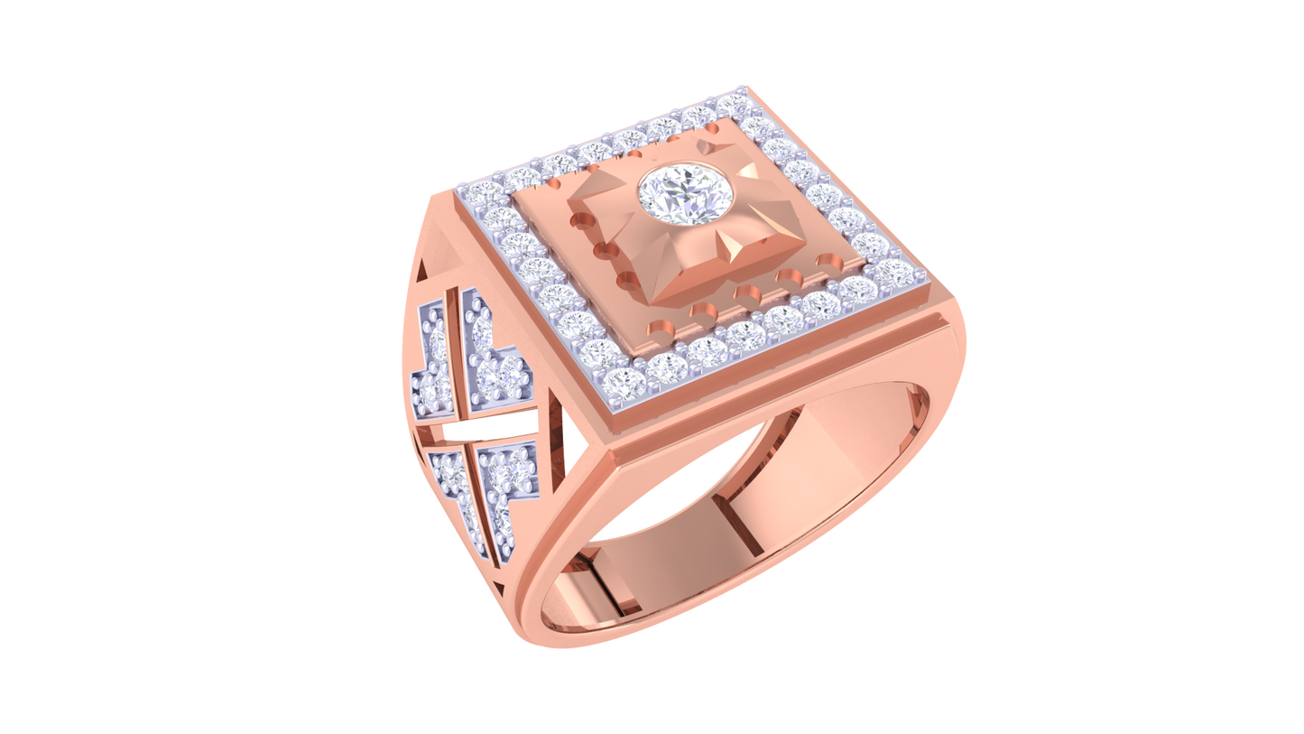 Iconique Classic Solitaire – 0.92 Ct Round Diamond Gold Ring