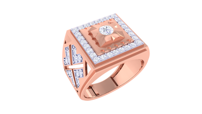 Iconique Classic Solitaire – 0.92 Ct Round Diamond Gold Ring