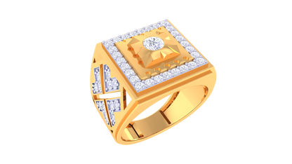 Iconique Classic Solitaire – 0.92 Ct Round Diamond Gold Ring