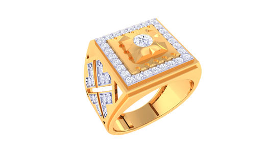 Iconique Classic Solitaire – 0.92 Ct Round Diamond Gold Ring