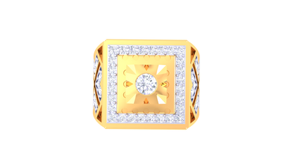 Iconique Classic Solitaire – 0.92 Ct Round Diamond Gold Ring