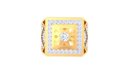 Iconique Classic Solitaire – 0.92 Ct Round Diamond Gold Ring