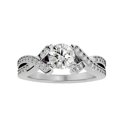 Artisan Beautiful – 2.2ct Round Diamonds Gold Ring