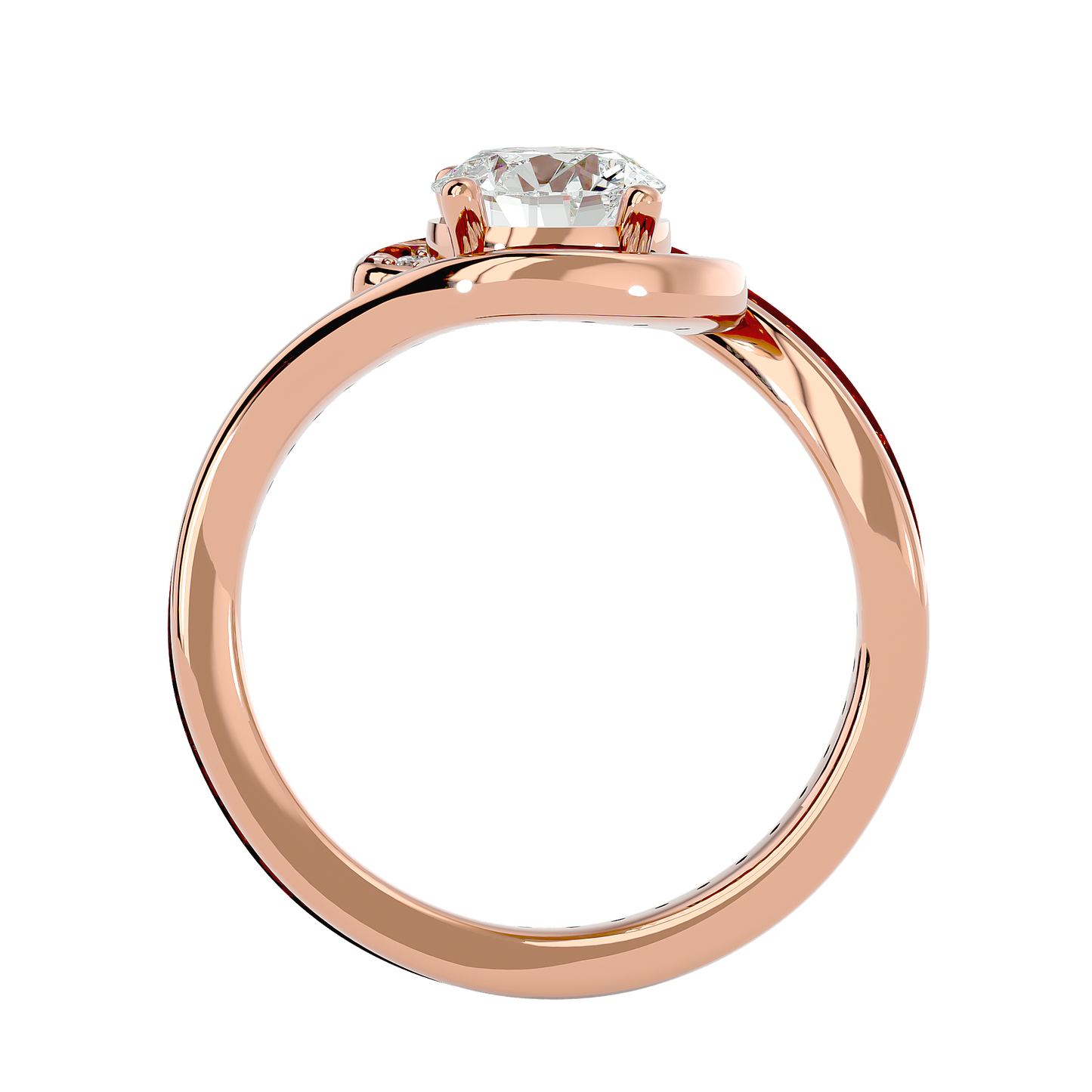 Iconique Beautiful Halo- 1.64 Ct Round Diamond Gold Ring