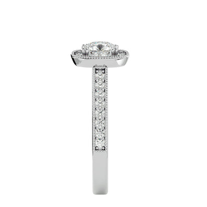 Lumière Beautiful-1.5 Ct Round Diamond Gold Ring