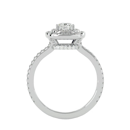 Lumière Beautiful-1.33 Ct Round Diamond Gold Ring