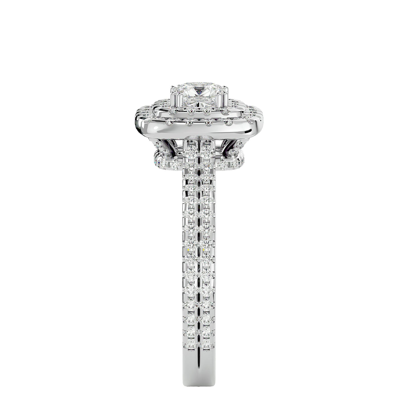 Lumière Beautiful-1.33 Ct Round Diamond Gold Ring