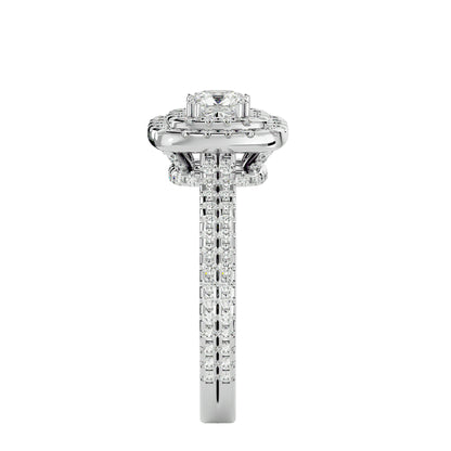 Lumière Beautiful-1.33 Ct Round Diamond Gold Ring