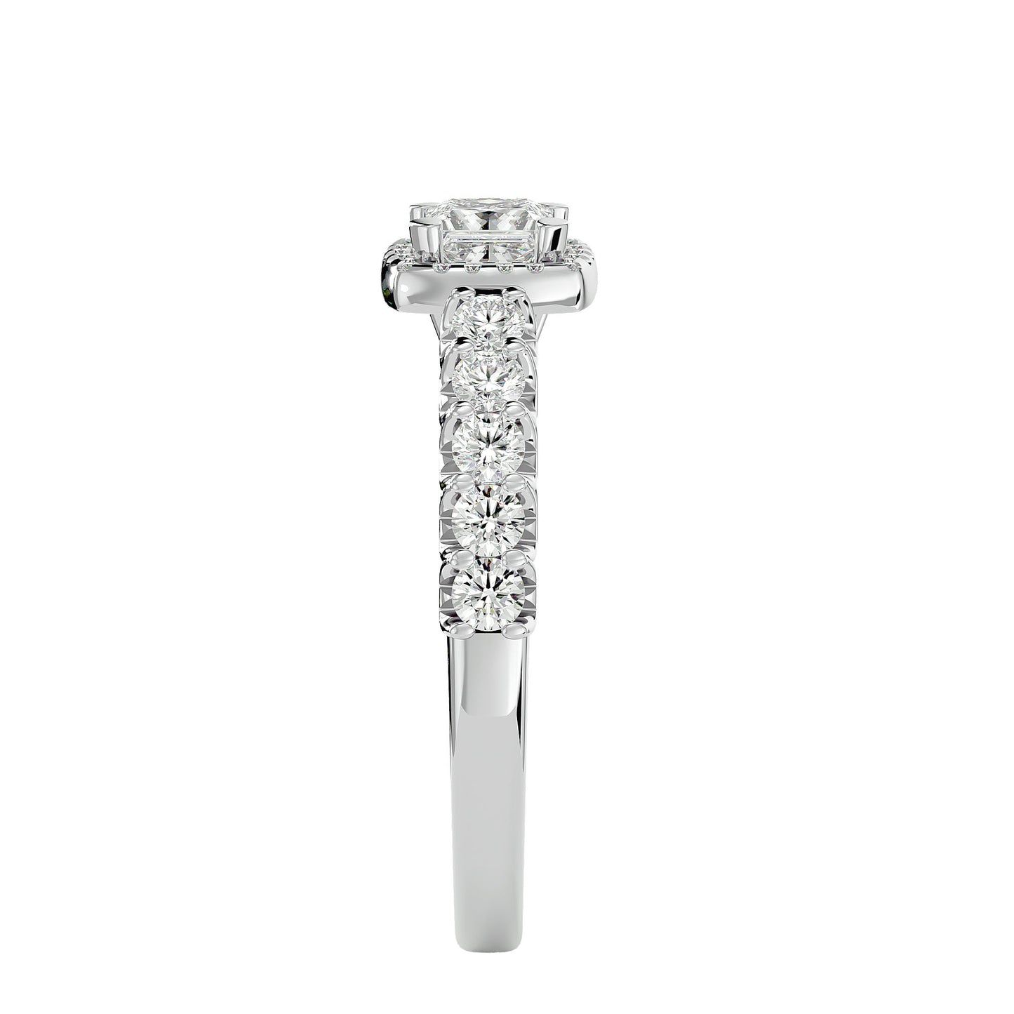 Lumière Beautiful Band- 1.16 Ct Round Diamond Gold Ring