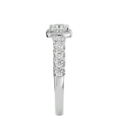 Lumière Beautiful Band- 1.16 Ct Round Diamond Gold Ring