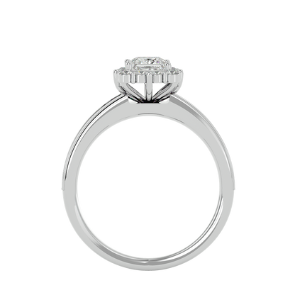 Lumière Beautiful Band- 1.15 Ct Round Diamond Gold Ring