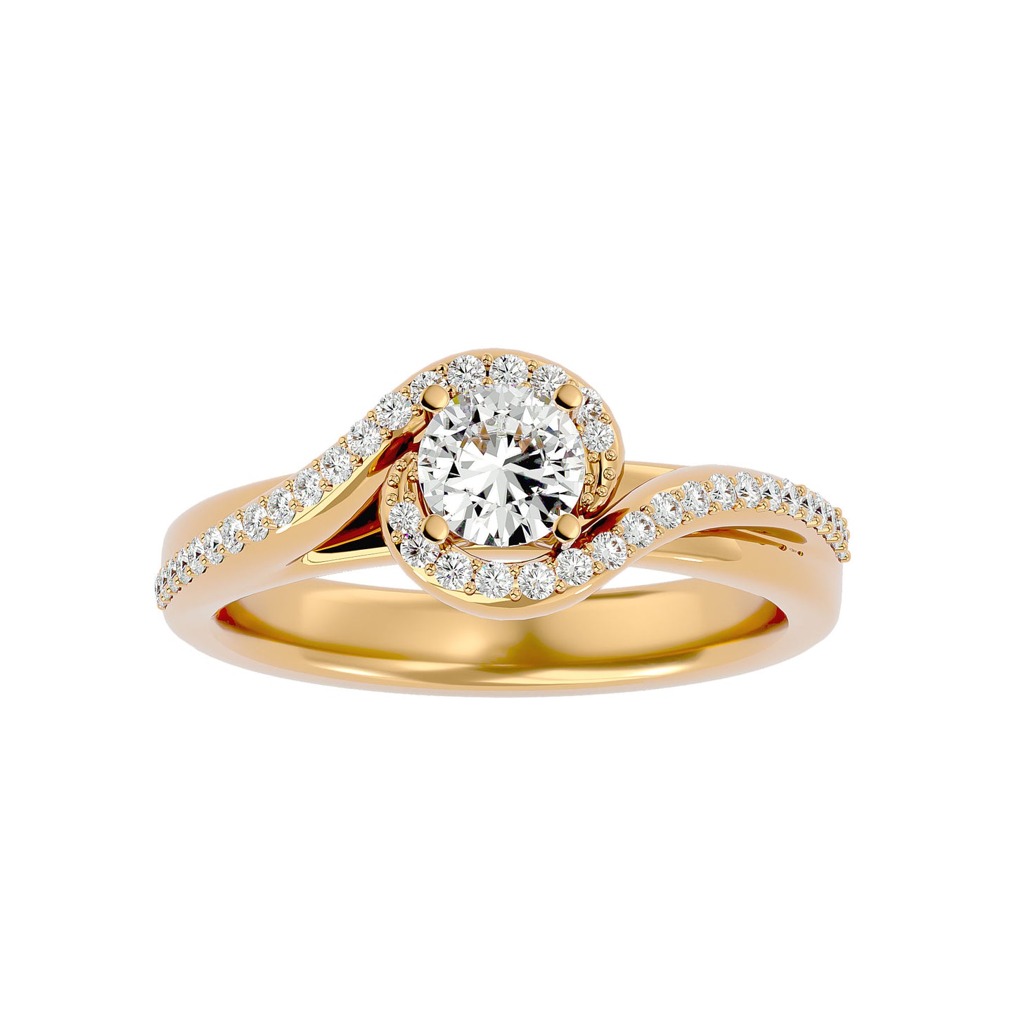 Artisan Filigrane Heritage – 0.6ct Round Diamonds Gold Ring