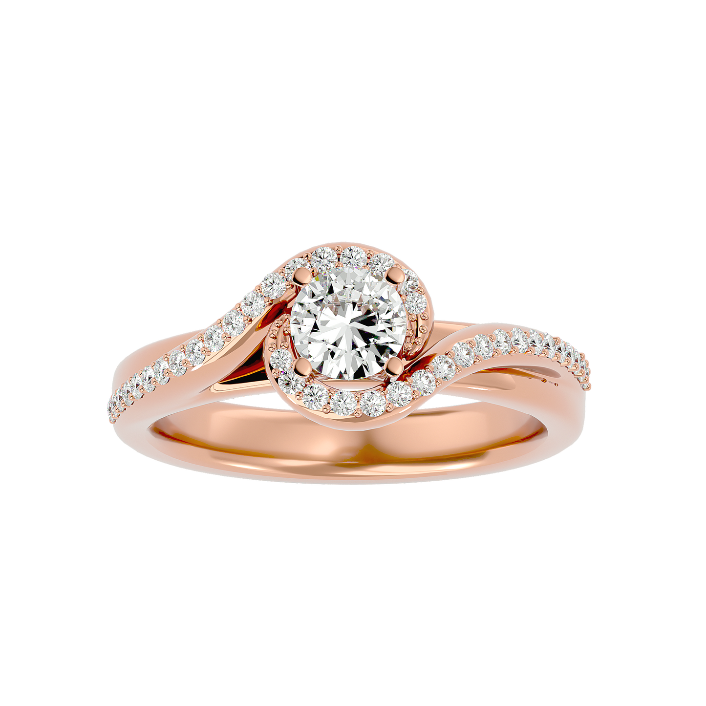 Artisan Filigrane Heritage – 0.6ct Round Diamonds Gold Ring