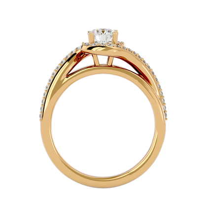 Artisan Filigrane Heritage – 0.6ct Round Diamonds Gold Ring
