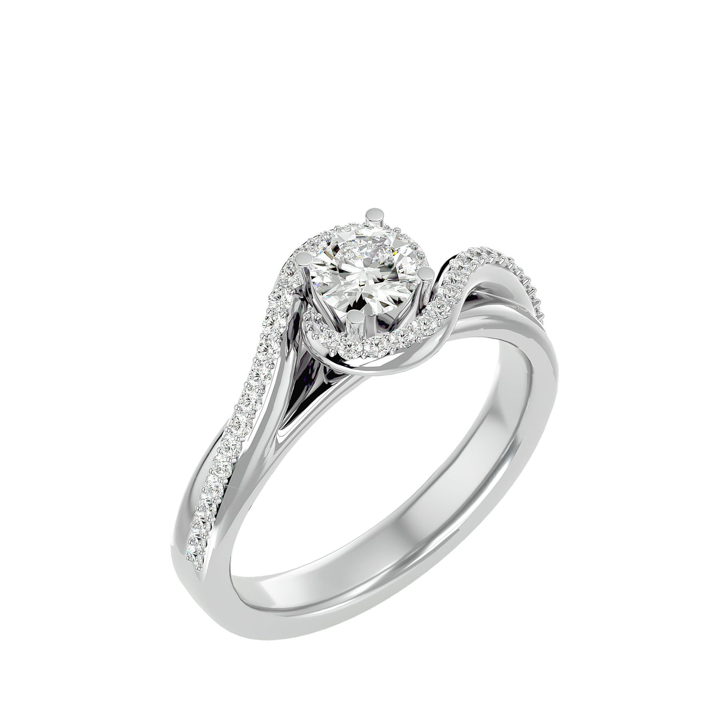 Artisan Filigrane Heritage – 0.6ct Round Diamonds Gold Ring