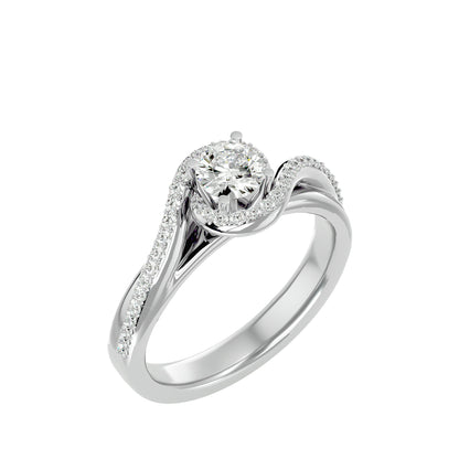 Artisan Filigrane Heritage – 0.6ct Round Diamonds Gold Ring