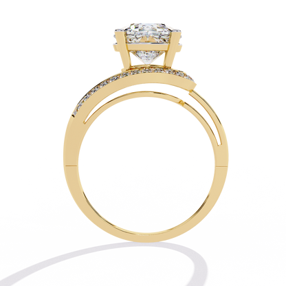 The "Eternal Sparkle" Diamond Solitaire Ring in Gold - 2.96 Ct Classic & Formal