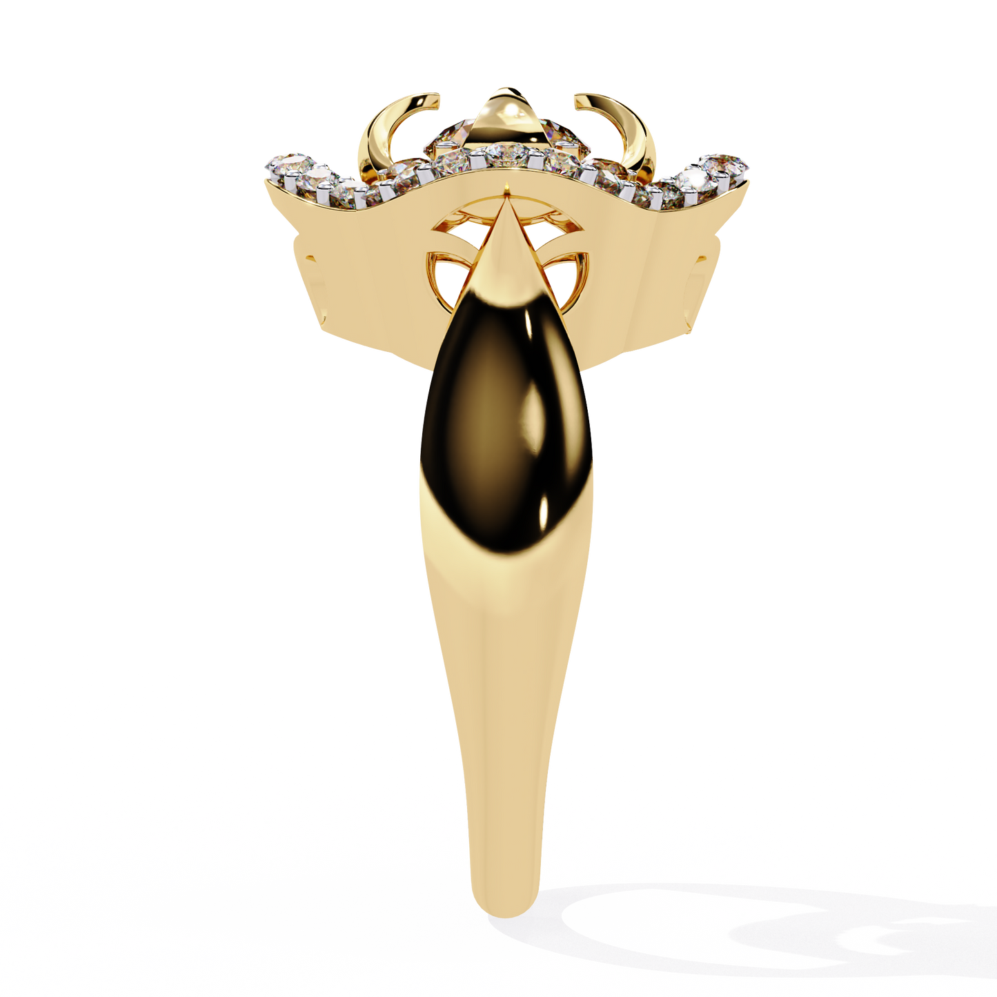 Lyrical Bloom Diamond Cocktail Ring In Gold - 0.81 Ct