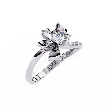 The Gift of Love Diamond Ring In Gold - 0.50 Ct Round Brilliant cut