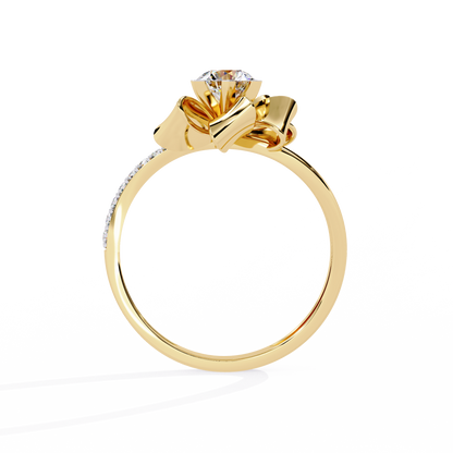 The Gift of Love Diamond Ring In Gold - 0.50 Ct Round Brilliant cut