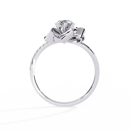 The Gift of Love Diamond Ring In Gold - 0.50 Ct Round Brilliant cut