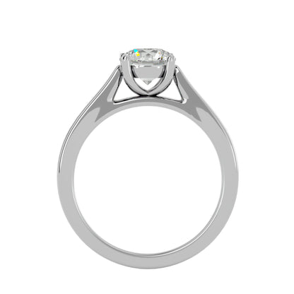 Iconique Sunbeam Solitaires Ring In Yellow Gold - 1.18 Ct Brilliant Round Diamonds