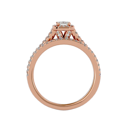Iconique Timeless Solitaire - 1.13 Ct Round Diamond Gold Ring