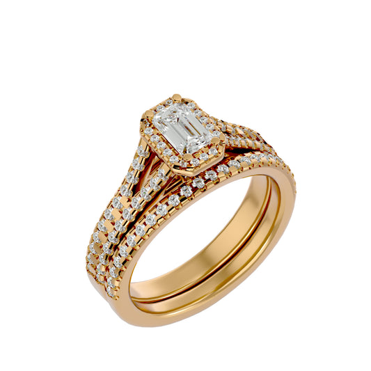 Iconique Timeless Solitaire - 1.13 Ct Round Diamond Gold Ring