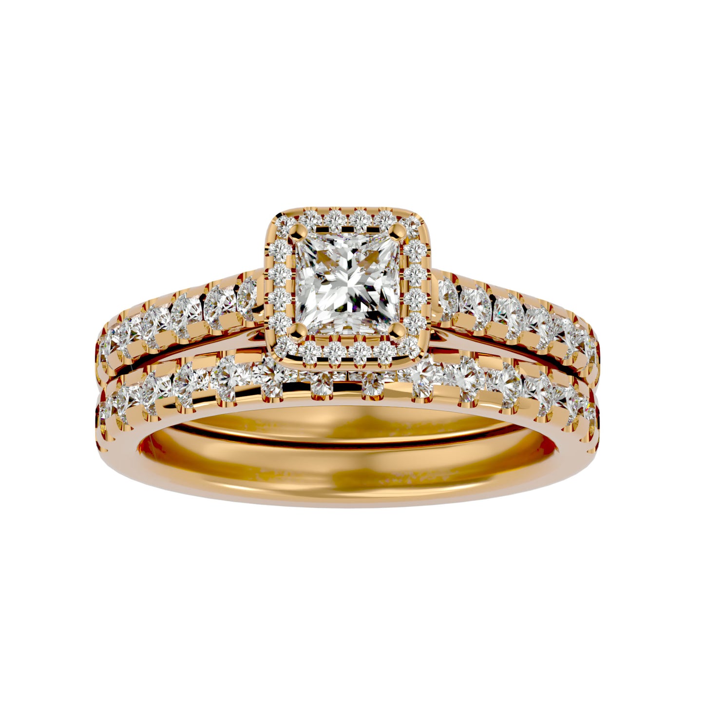 Iconique Timeless Solitaire - 1.37 Ct Round Diamond Gold Ring
