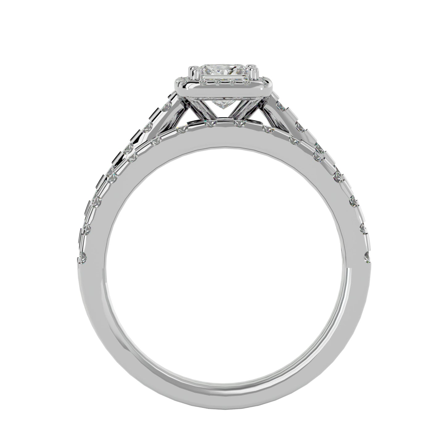Iconique Timeless Solitaire - 1.37 Ct Round Diamond Gold Ring