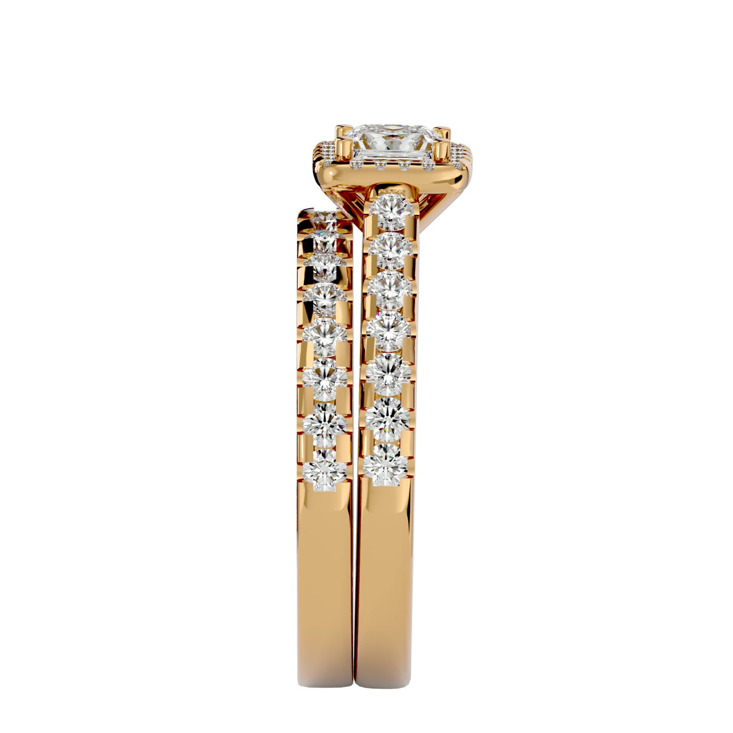 Iconique Timeless Solitaire - 1.37 Ct Round Diamond Gold Ring