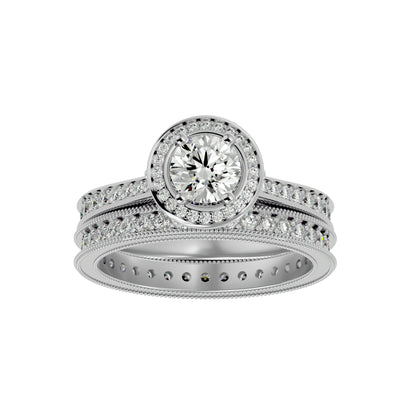 Iconique Beautiful Solitaire - 1.45 Ct Round Diamond Gold Ring