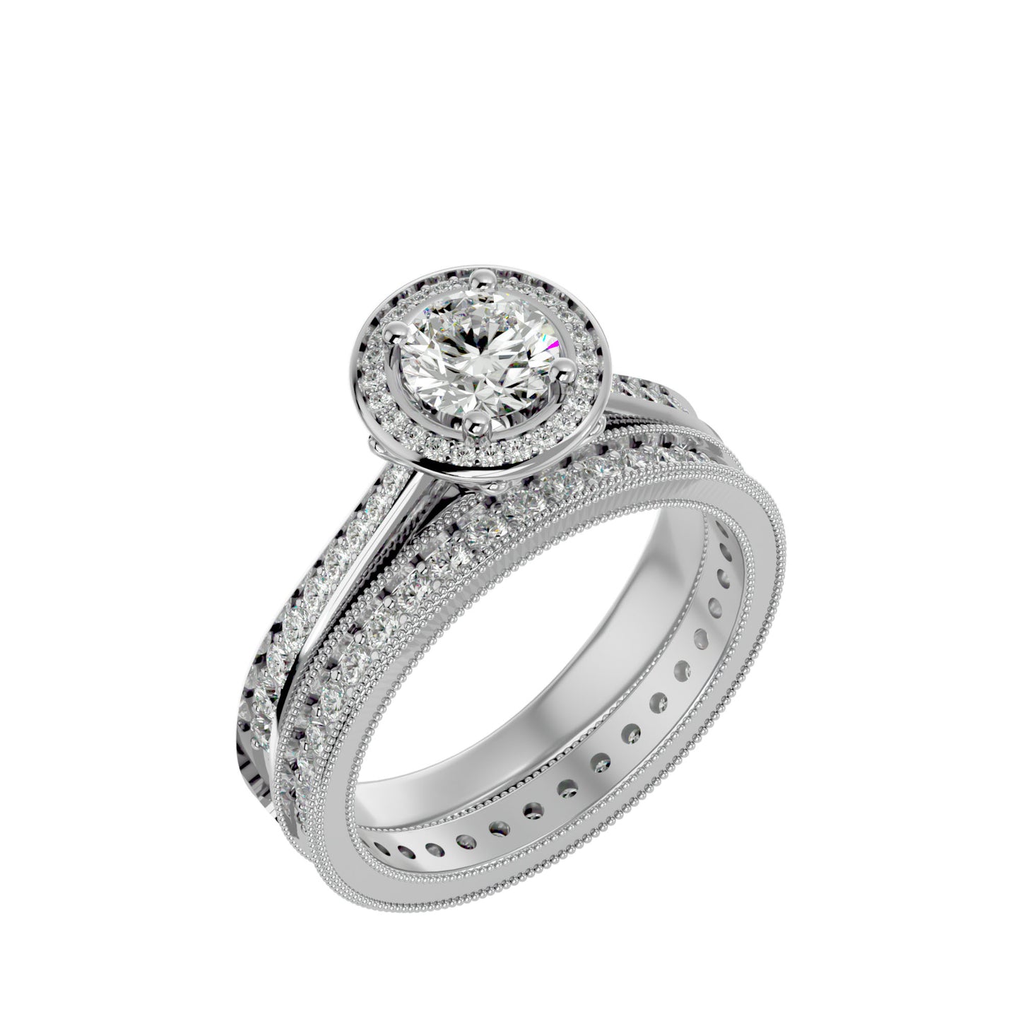 Iconique Beautiful Solitaire - 1.45 Ct Round Diamond Gold Ring
