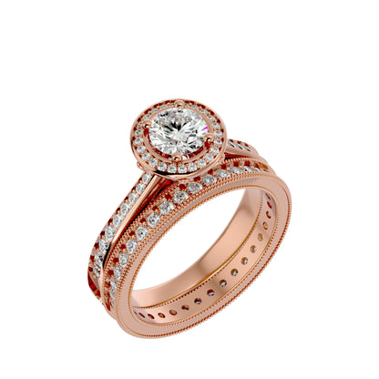 Iconique Beautiful Solitaire - 1.45 Ct Round Diamond Gold Ring