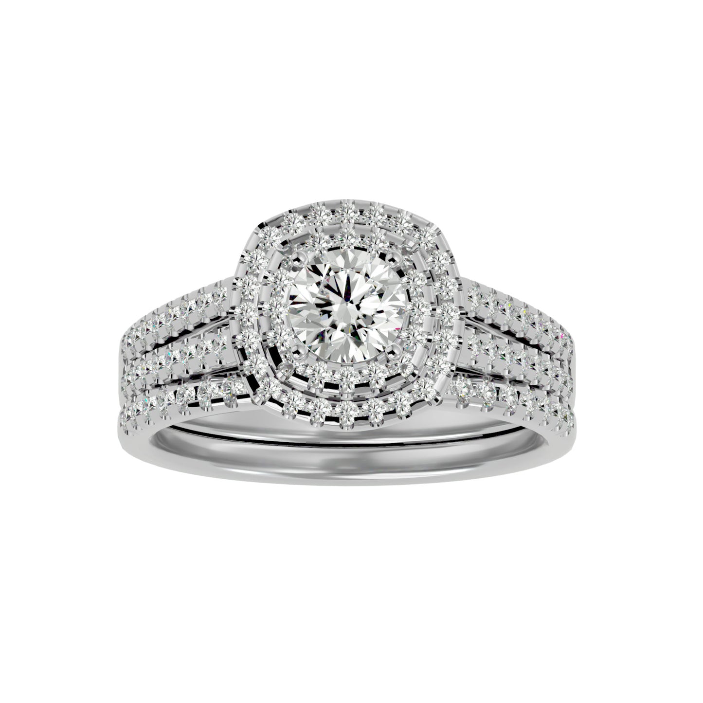 Iconique Beautiful Solitaire - 1.1 Ct Round Diamond Gold Ring