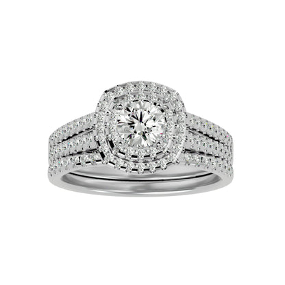 Iconique Beautiful Solitaire - 1.1 Ct Round Diamond Gold Ring