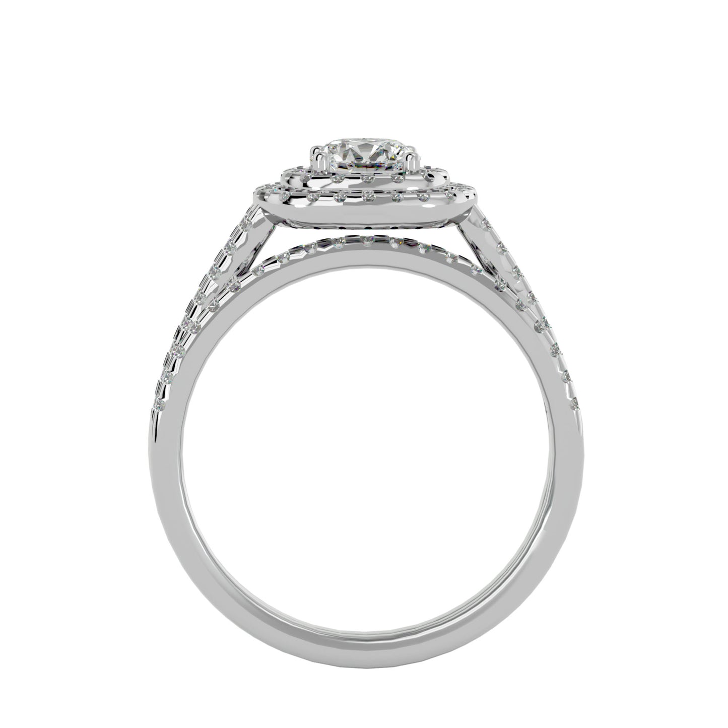 Iconique Beautiful Solitaire - 1.1 Ct Round Diamond Gold Ring