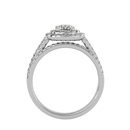 Iconique Beautiful Solitaire - 1.1 Ct Round Diamond Gold Ring