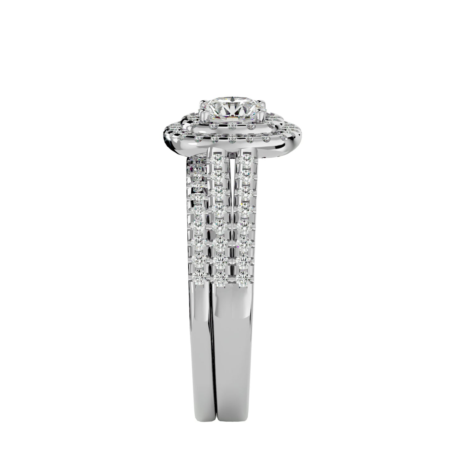 Iconique Beautiful Solitaire - 1.1 Ct Round Diamond Gold Ring
