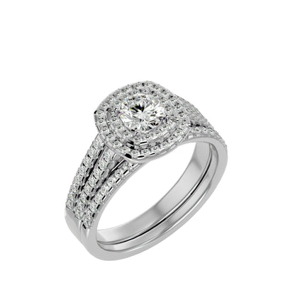Iconique Beautiful Solitaire - 1.1 Ct Round Diamond Gold Ring