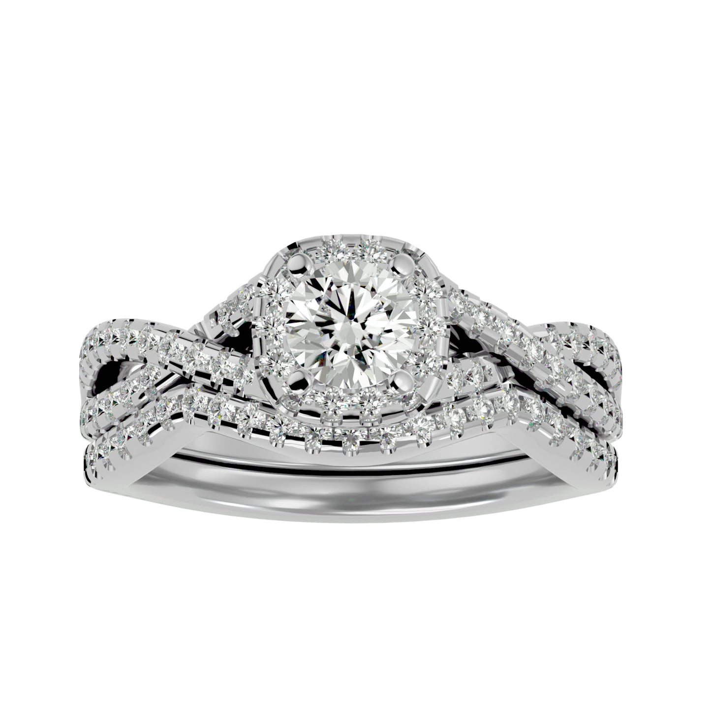 Iconique Beautiful Solitaire - 1.08 Ct Round Diamond Gold Ring