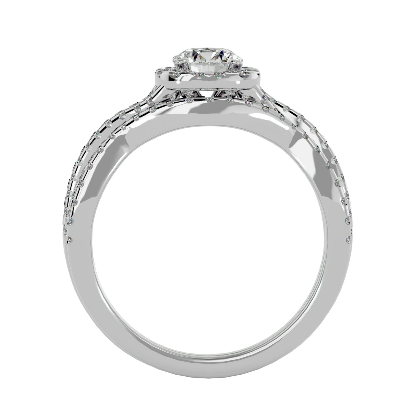 Iconique Beautiful Solitaire - 1.08 Ct Round Diamond Gold Ring