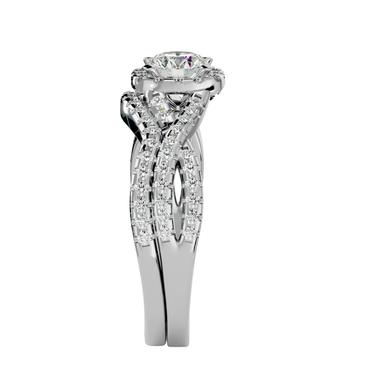Iconique Beautiful Solitaire - 1.08 Ct Round Diamond Gold Ring