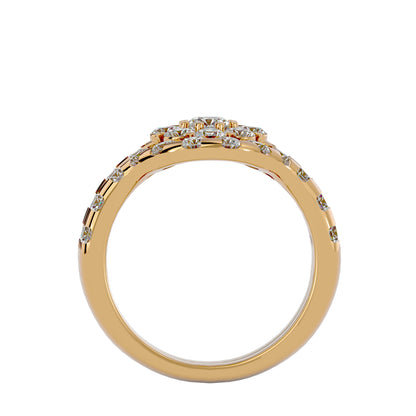 Iconique Premium Solitaire Band- 2.00 Ct Round Diamond Gold Ring