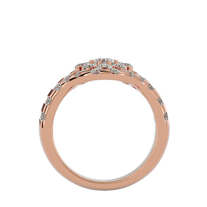 Iconique Premium Solitaire Band- 2.00 Ct Round Diamond Gold Ring